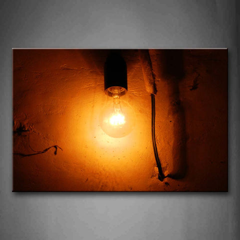 Yellow Light On Wall  Wall Art Painting Pictures Print On Canvas Art The Picture For Home Modern Decoration 