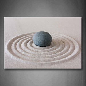 Stone In Sand  Wall Art Painting Pictures Print On Canvas Religion The Picture For Home Modern Decoration 