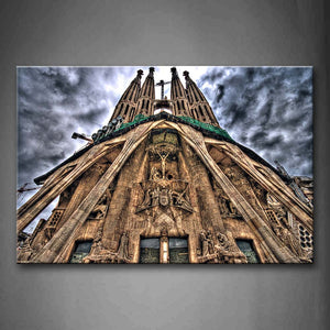 Sagrada Familia  Wall Art Painting Pictures Print On Canvas Religion The Picture For Home Modern Decoration 