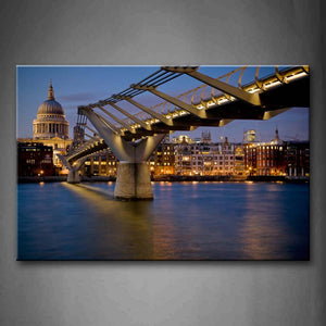 St Paul'S Cathedral In London Wall Art Painting The Picture Print On Canvas Religion Pictures For Home Decor Decoration Gift 