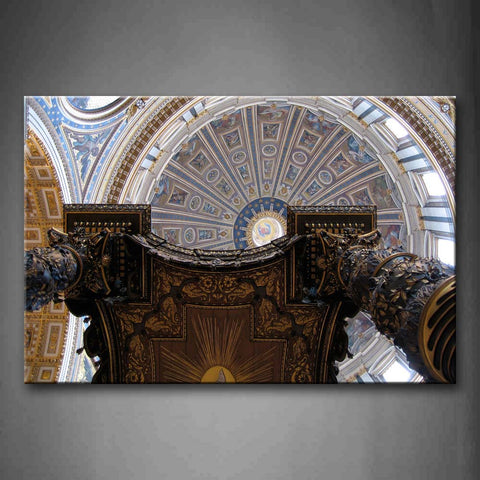 St. Peter'S Basilica Wall Art Painting Pictures Print On Canvas Religion The Picture For Home Modern Decoration 