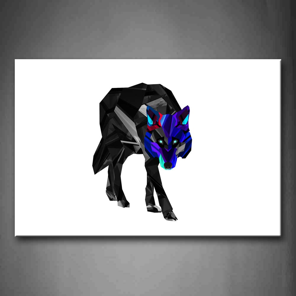 Wolf In White Background Wall Art Painting The Picture Print On Canvas Animal Pictures For Home Decor Decoration Gift 