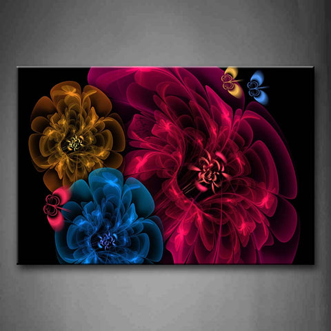 Fractal With Colorful Gyrose Wall Art Painting The Picture Print On Canvas Abstract Pictures For Home Decor Decoration Gift 