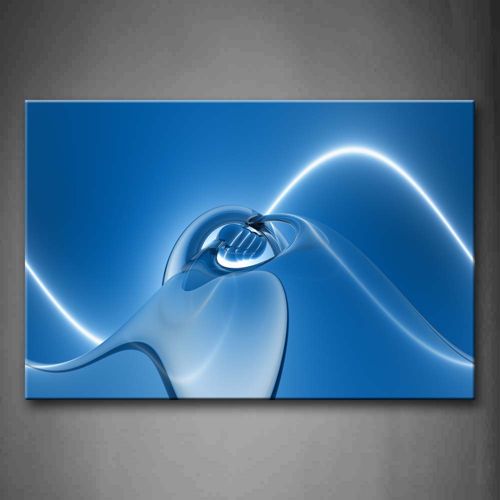 Blue Abstract Wall Art Painting Pictures Print On Canvas Abstract The Picture For Home Modern Decoration 