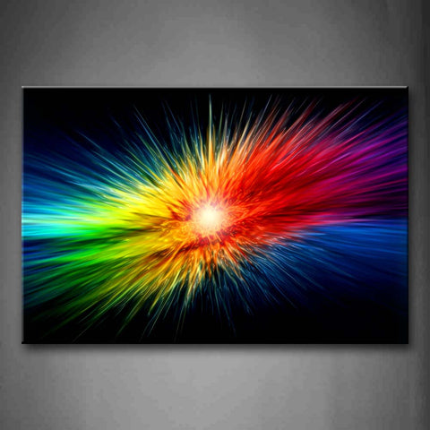 Colors Explode Colorful Wall Art Painting Pictures Print On Canvas Abstract The Picture For Home Modern Decoration 