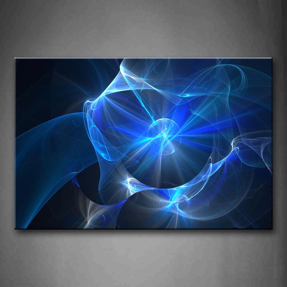 Blue Abstract Ball Wall Art Painting The Picture Print On Canvas Abstract Pictures For Home Decor Decoration Gift 