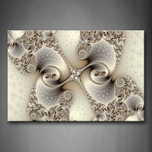 Fractal Grey Abstract Wall Art Painting The Picture Print On Canvas Abstract Pictures For Home Decor Decoration Gift 