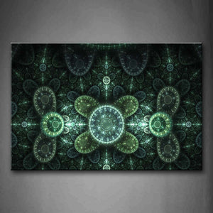 Abstract Circles Light Green Wall Art Painting Pictures Print On Canvas Abstract The Picture For Home Modern Decoration 