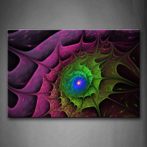 Abstract Green Pink  Wall Art Painting Pictures Print On Canvas Abstract The Picture For Home Modern Decoration 