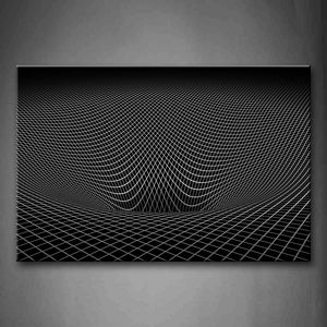 Abstract Hole Lines White And Black Wall Art Painting Pictures Print On Canvas Abstract The Picture For Home Modern Decoration 