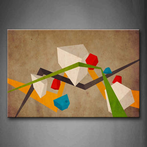 Artistic Colorful Shape Wall Art Painting The Picture Print On Canvas Abstract Pictures For Home Decor Decoration Gift 