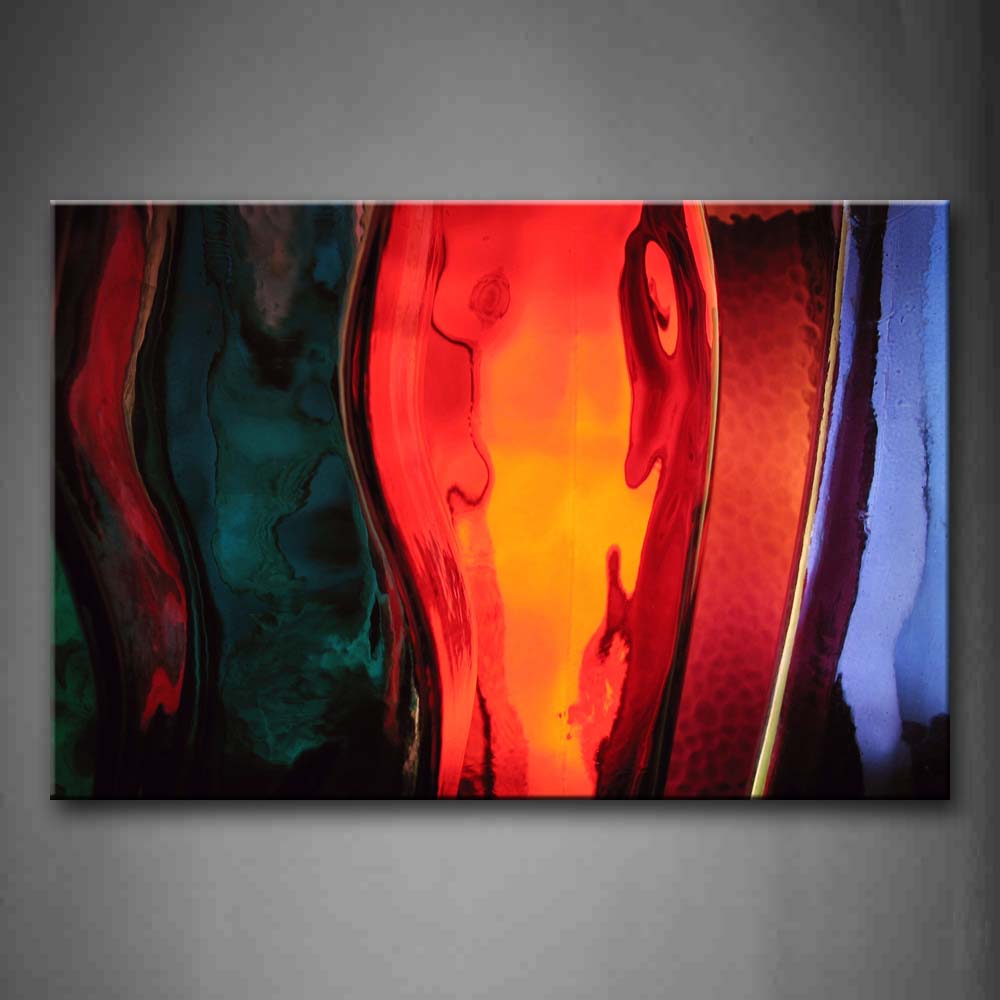 Other Abstract Red Blue Wall Art Painting Pictures Print On Canvas Abstract The Picture For Home Modern Decoration 