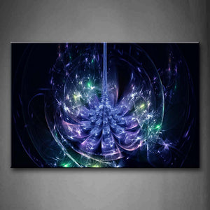 Digital Art Blue  Wall Art Painting Pictures Print On Canvas Abstract The Picture For Home Modern Decoration 