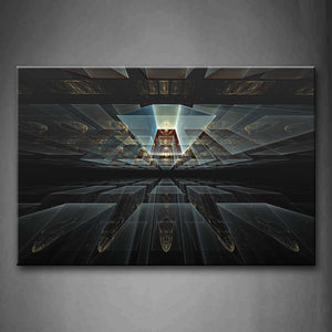 Abstract Gray Yellow Gray Wall Art Painting Pictures Print On Canvas Abstract The Picture For Home Modern Decoration 