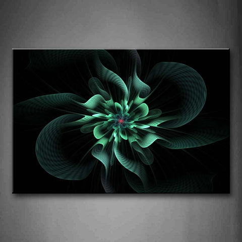 Abstract Like Blue Flower Wall Art Painting Pictures Print On Canvas Abstract The Picture For Home Modern Decoration 