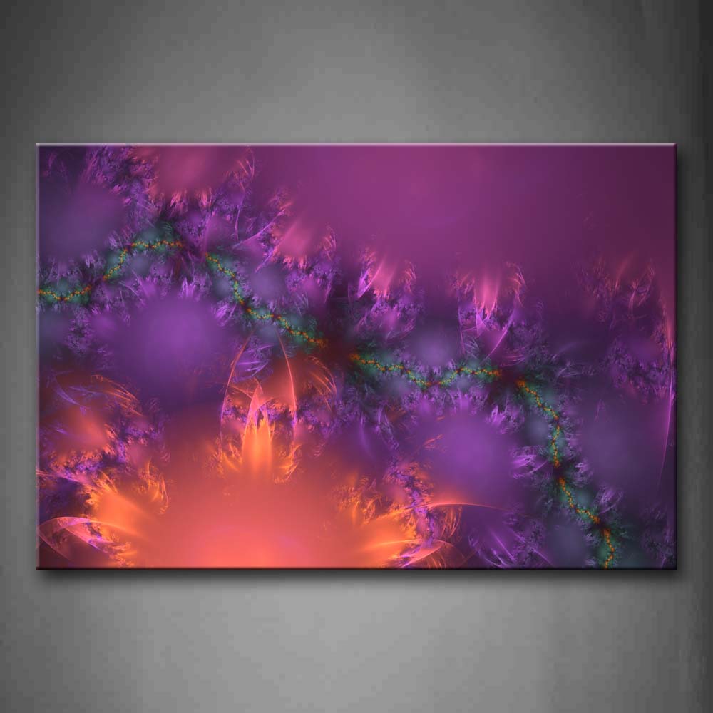 Abstract Purple Blue Green Pink Wall Art Painting The Picture Print On Canvas Abstract Pictures For Home Decor Decoration Gift 