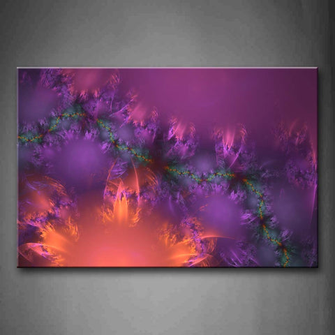 Abstract Purple Blue Green Pink Wall Art Painting The Picture Print On Canvas Abstract Pictures For Home Decor Decoration Gift 