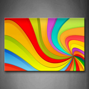 Abstract Like A Colorful Hole Wall Art Painting Pictures Print On Canvas Abstract The Picture For Home Modern Decoration 