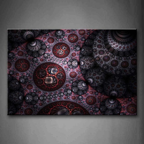 Abstract Fractal Rings Wall Art Painting Pictures Print On Canvas Abstract The Picture For Home Modern Decoration 