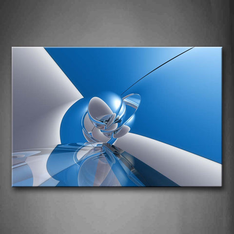 Artistic Blue Gray Ball  Wall Art Painting The Picture Print On Canvas Abstract Pictures For Home Decor Decoration Gift 