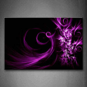 Abstract Purple Swirl Pqttern Wall Art Painting The Picture Print On Canvas Abstract Pictures For Home Decor Decoration Gift 