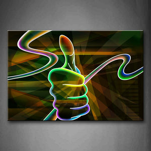 Digital Art Hand Ribbons Colors Wall Art Painting The Picture Print On Canvas Abstract Pictures For Home Decor Decoration Gift 