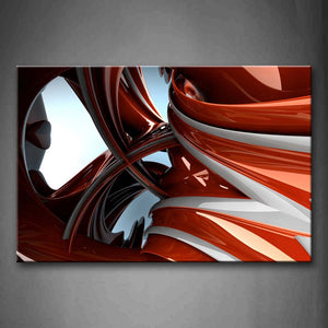 Digital Art Red Gray  Wall Art Painting Pictures Print On Canvas Abstract The Picture For Home Modern Decoration 