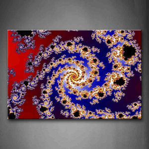 Fractal Abstract Like Hole Colorful Wall Art Painting Pictures Print On Canvas Abstract The Picture For Home Modern Decoration 