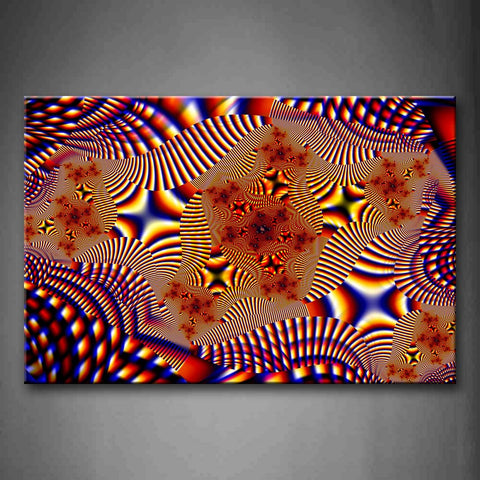 Fractal Colors Glitz Wall Art Painting The Picture Print On Canvas Abstract Pictures For Home Decor Decoration Gift 