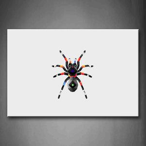 White Background Like A Colorful Spider Wall Art Painting Pictures Print On Canvas Abstract The Picture For Home Modern Decoration 