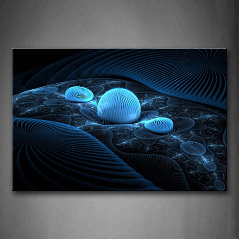 Abstract Blue Pattern Wall Art Painting Pictures Print On Canvas Abstract The Picture For Home Modern Decoration 