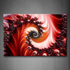 Artistic Red Pink Pattern Wall Art Painting Pictures Print On Canvas Abstract The Picture For Home Modern Decoration 