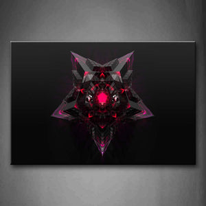 Dark Background Pentagram Wall Art Painting The Picture Print On Canvas Abstract Pictures For Home Decor Decoration Gift 