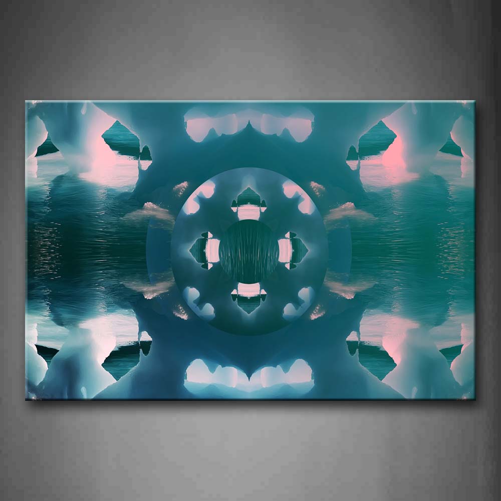 Abstract Like Lake Iceberg Wall Art Painting Pictures Print On Canvas Abstract The Picture For Home Modern Decoration 