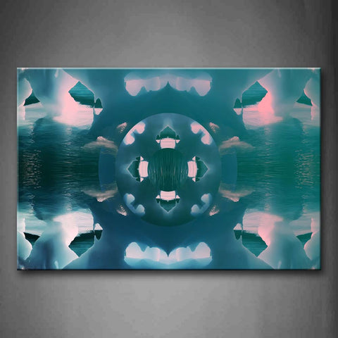 Abstract Like Lake Iceberg Wall Art Painting Pictures Print On Canvas Abstract The Picture For Home Modern Decoration 