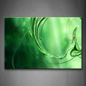 Artistic Green Pink Flower Like A Plant Wall Art Painting The Picture Print On Canvas Abstract Pictures For Home Decor Decoration Gift 