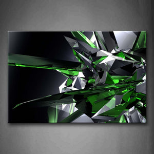 Digital Art Green Gray Abstract Wall Art Painting The Picture Print On Canvas Abstract Pictures For Home Decor Decoration Gift 