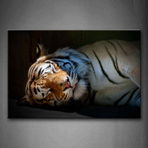 Tiger Sleep Wall Wall Art Painting The Picture Print On Canvas Animal Pictures For Home Decor Decoration Gift 