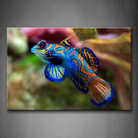 Colorful Fish Wall Art Painting Pictures Print On Canvas Animal The Picture For Home Modern Decoration 