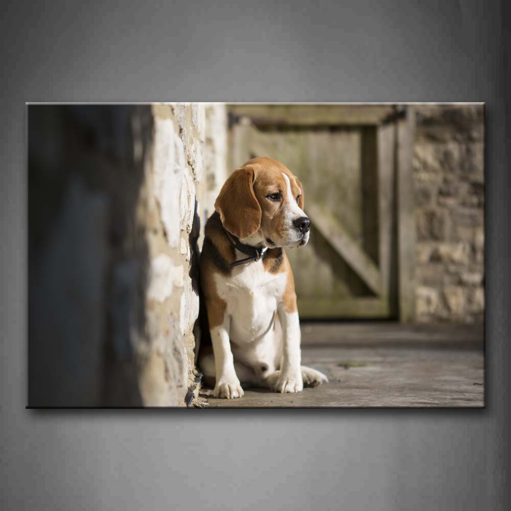 Beagle Sit On Land  Wall Art Painting The Picture Print On Canvas Animal Pictures For Home Decor Decoration Gift 