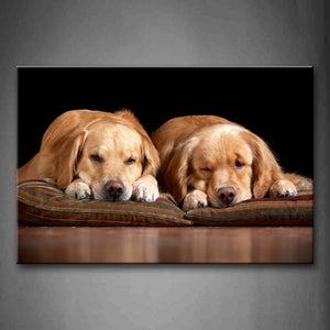 Lovely Dog Lying On Front Sofa Wall Art Painting The Picture Print On Canvas Animal Pictures For Home Decor Decoration Gift 