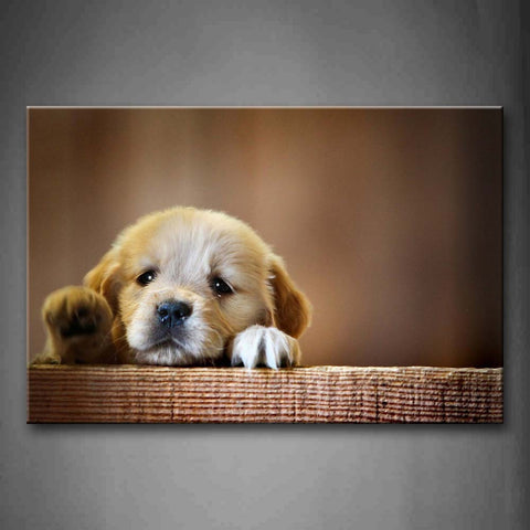 Cut Dog Bend Over Wood Wall Art Painting The Picture Print On Canvas Animal Pictures For Home Decor Decoration Gift 