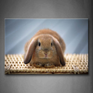 Yellow Rabbit Bend Over Wall Art Painting The Picture Print On Canvas Animal Pictures For Home Decor Decoration Gift 