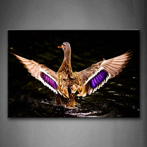 Colorful Dusk Open Wing On Water Wall Art Painting The Picture Print On Canvas Animal Pictures For Home Decor Decoration Gift 