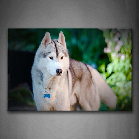 Dog Stand Plant  Wall Art Painting Pictures Print On Canvas Animal The Picture For Home Modern Decoration 