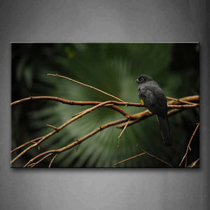 Black Bird Stop On Branch Wall Art Painting Pictures Print On Canvas Animal The Picture For Home Modern Decoration 