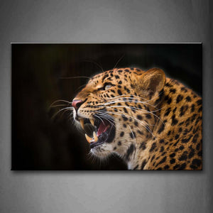 Leopard Hread Portrait  Wall Art Painting Pictures Print On Canvas Animal The Picture For Home Modern Decoration 