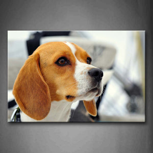 Portrait Of Beagle Inside Room Wall Art Painting The Picture Print On Canvas Animal Pictures For Home Decor Decoration Gift 