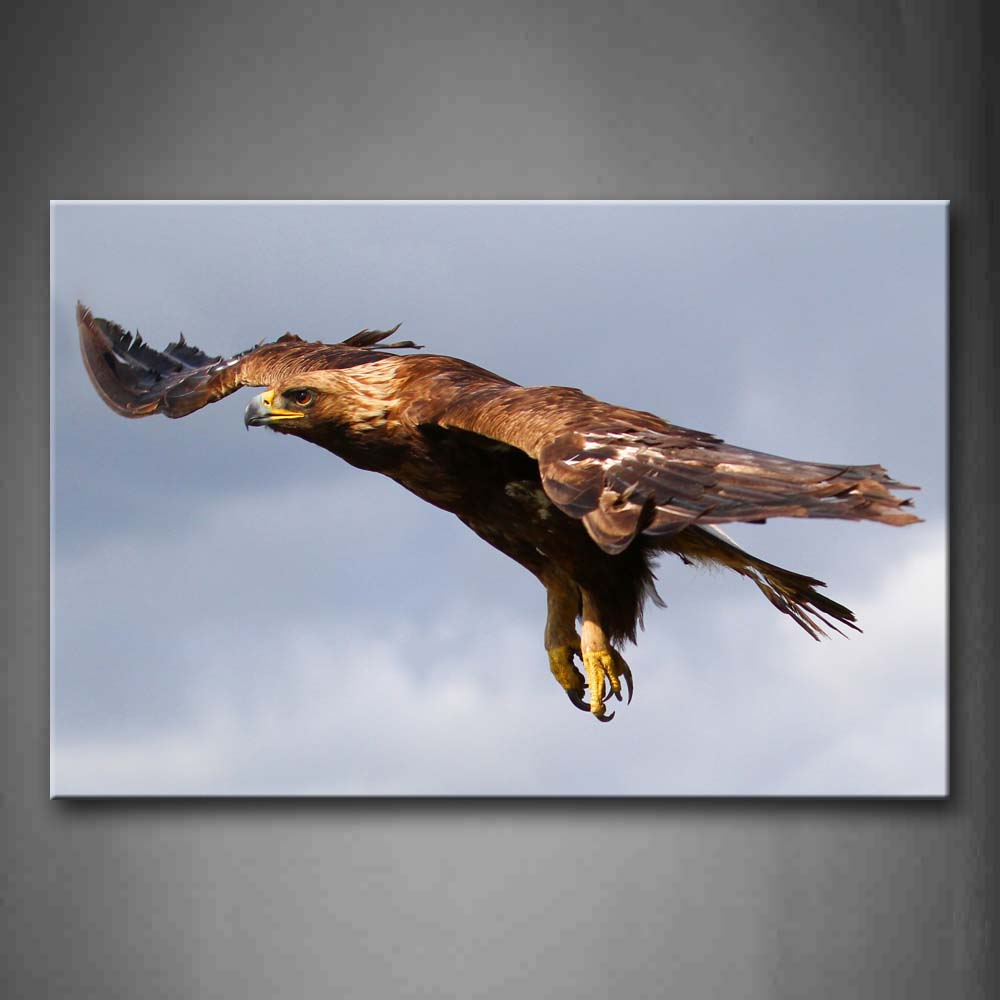 Eagle Fly In Sky Wall Art Painting The Picture Print On Canvas Animal Pictures For Home Decor Decoration Gift 