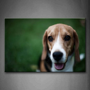 Beagle Sit On Grass Portrait Wall Art Painting The Picture Print On Canvas Animal Pictures For Home Decor Decoration Gift 